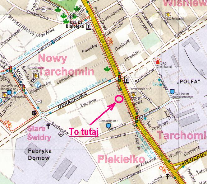 mapa dojazdu do sklepu SUPERMAMA II - Odzież ciążowa